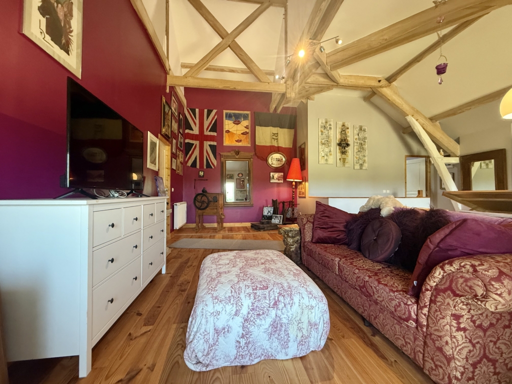 renovated farmhouse with barns 