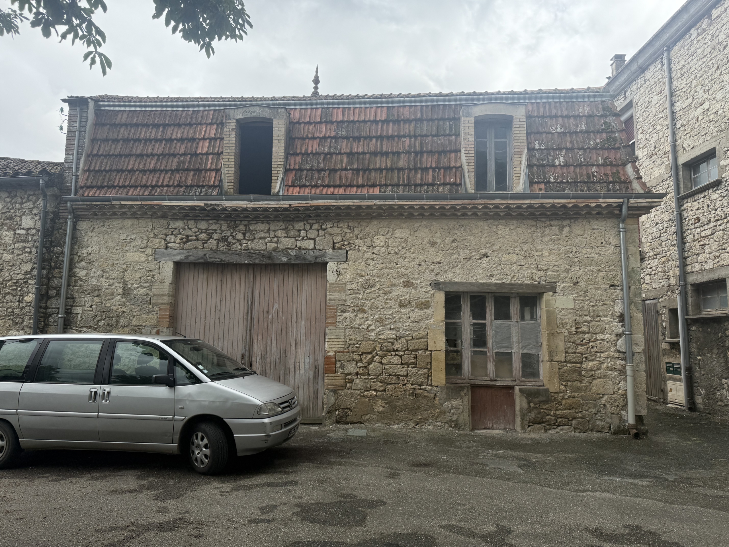 old workshop with accommodation