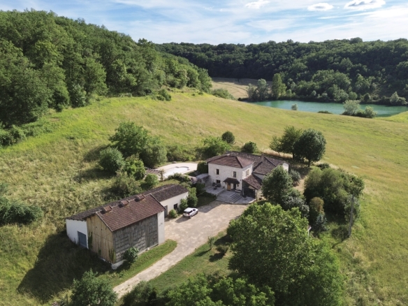 country house with guest cottage