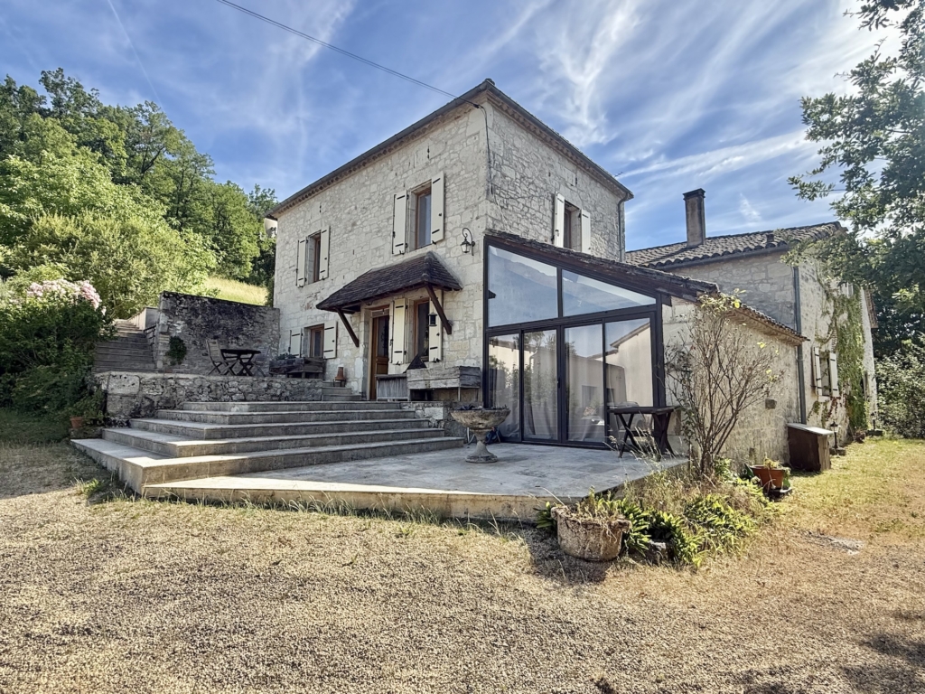 country house with guest cottage