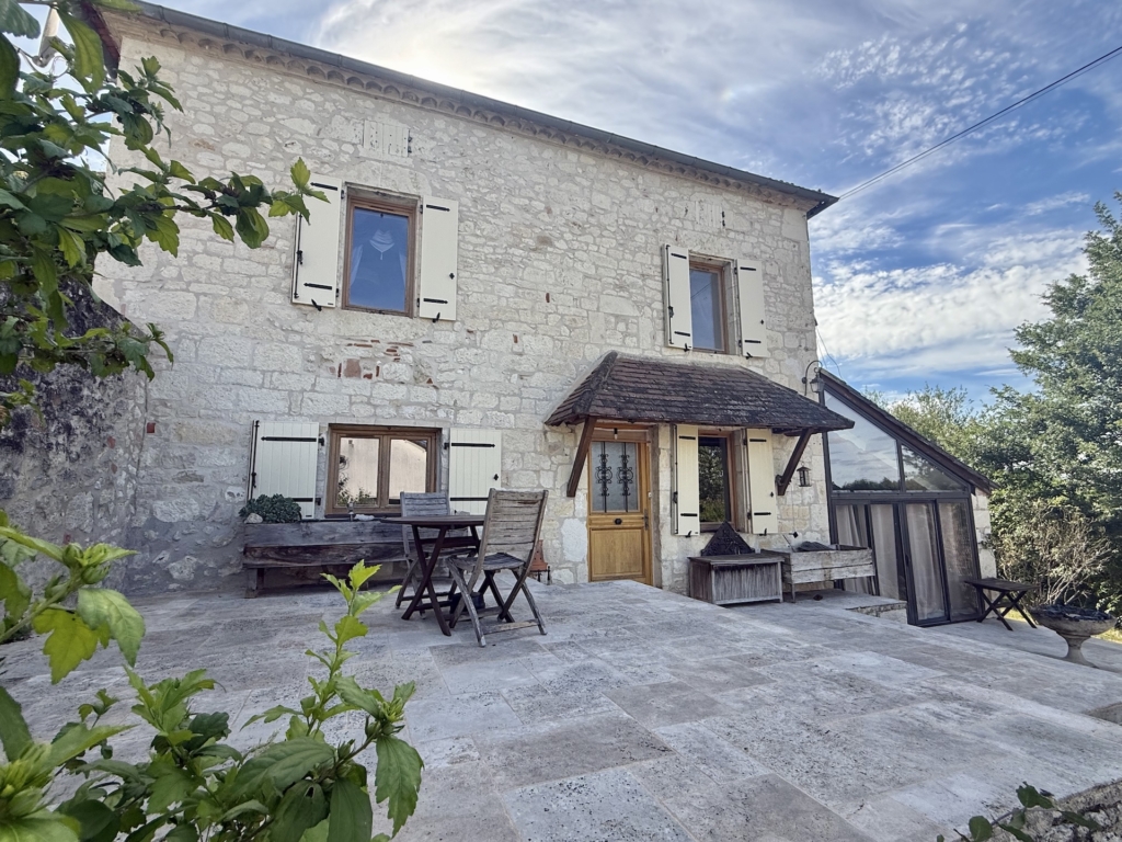 country house with guest cottage