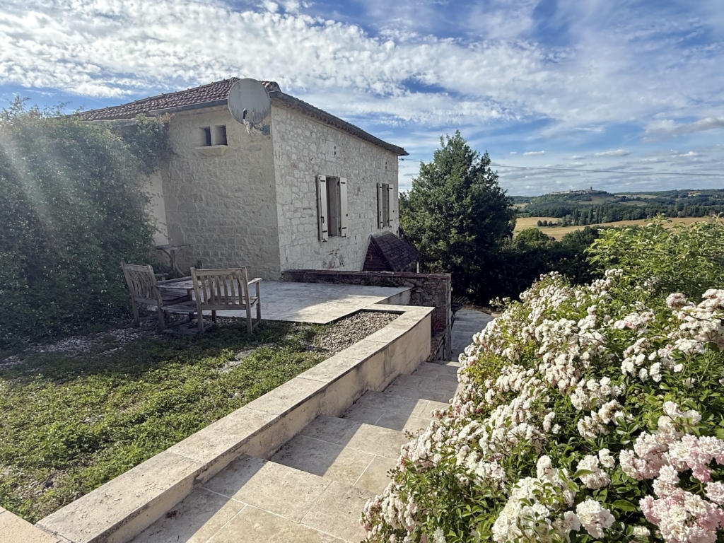 country house with guest cottage