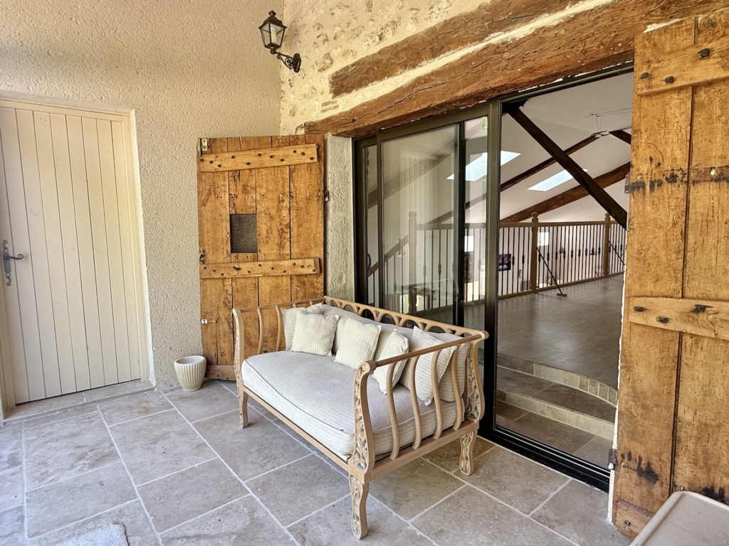 country house with guest cottage