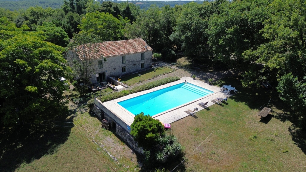stone house with 2 gites 