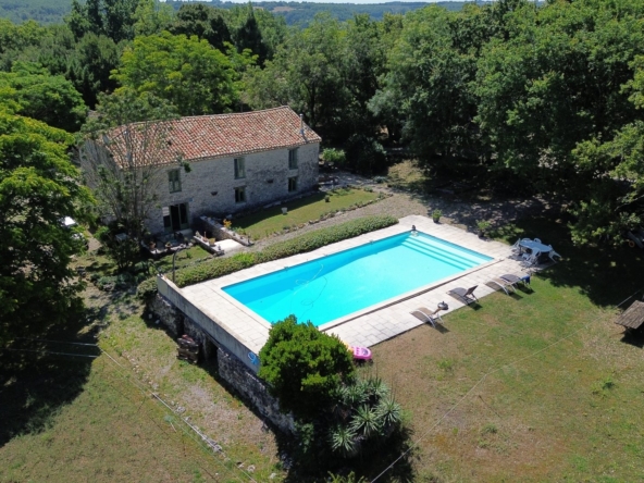 stone house with 2 gites