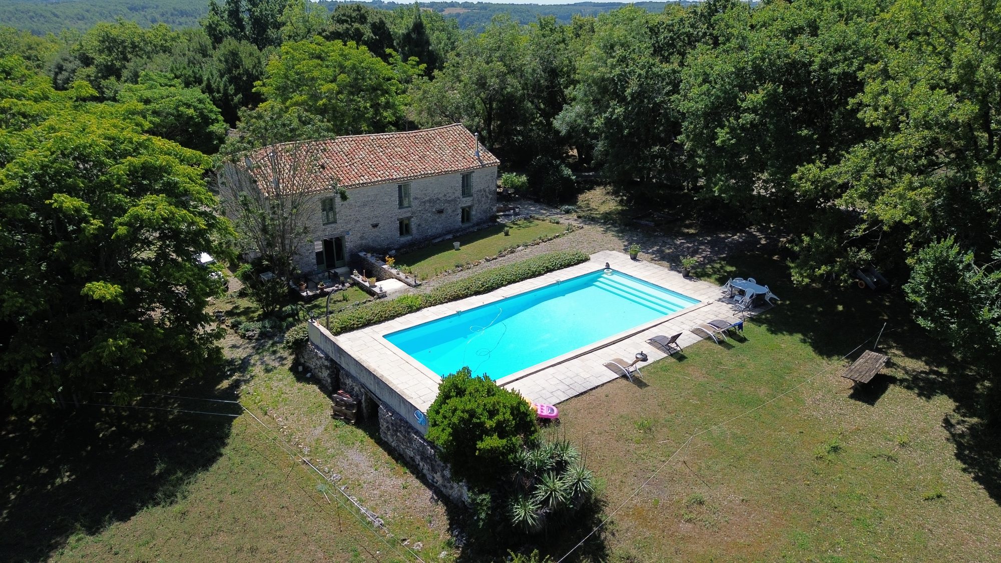 stone house with 2 gites